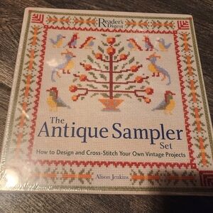 Reader's Digest Antique Sampler Cross Stitch Set Sealed